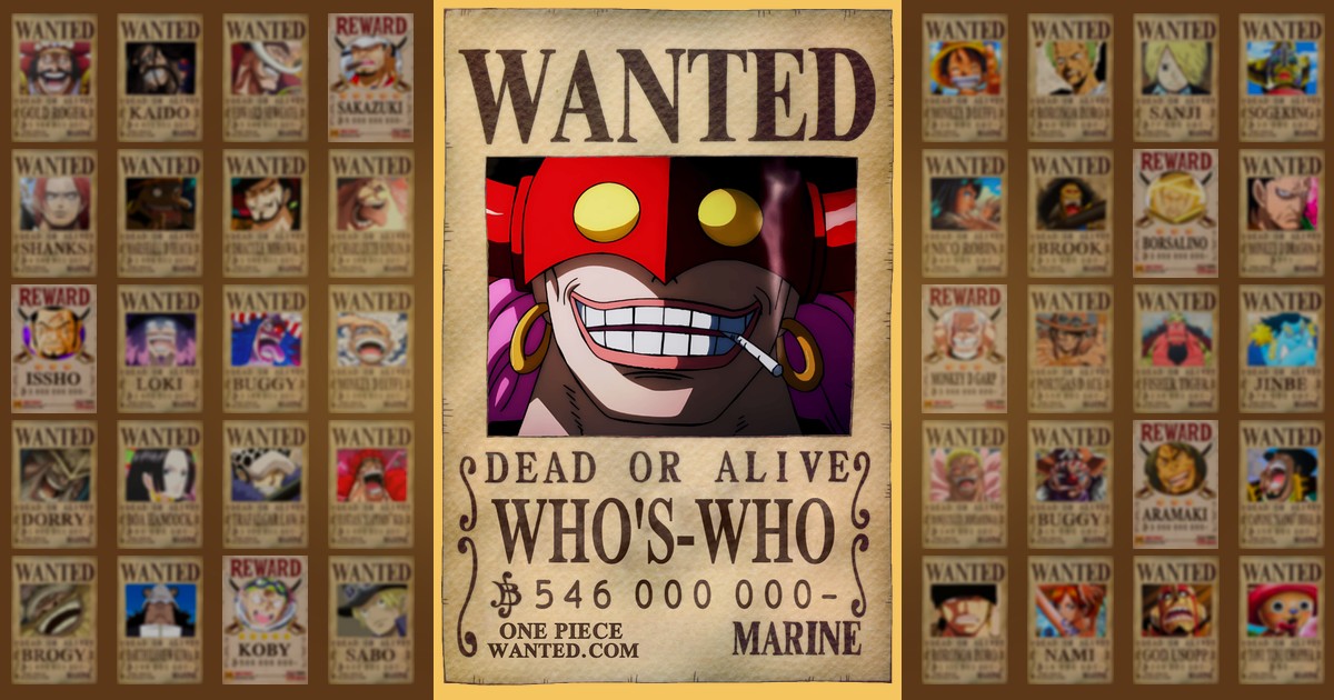 Who's-Who’s Bounty at 546,000,000 Berries | One Piece Wanted