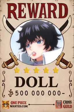 REWARD poster of Doll - 500000000 Berries