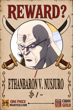 REWARD poster of Ethanbaron V. Nusjuro - unconfirmed existence