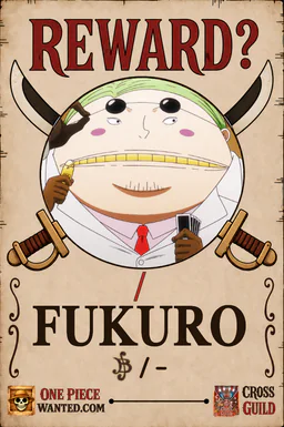 Affiche REWARD de Fukuro - existence non officiellement confirmée