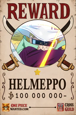 Affiche REWARD de Helmeppo - 100000000 Berries