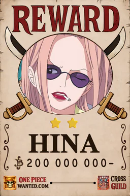 Affiche REWARD de Hina - 200000000 Berries