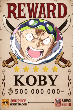 Poster REWARD of Koby - 500,000,000 Berries