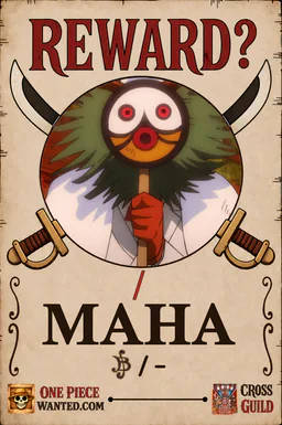 Affiche REWARD de Maha - existence non officiellement confirmée