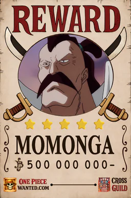 REWARD poster of Momonga - 500000000 Berries