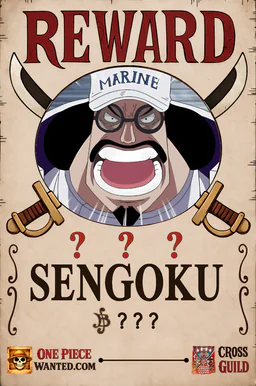 REWARD poster of Sengoku - unknown amount of Berries