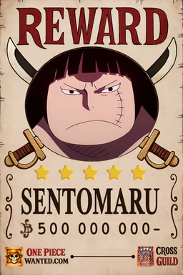 REWARD poster of Sentomaru - 500000000 Berries