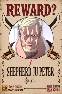 REWARD poster of Shepherd Ju Peter - unconfirmed existence