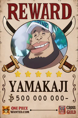 REWARD poster of Yamakaji - 500000000 Berries