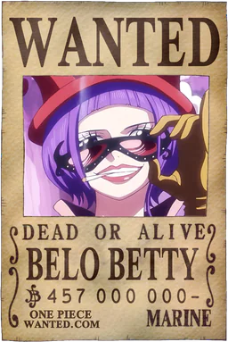 Poster WANTED de Belo Betty - 457,000,000 Berries