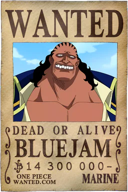WANTED poster of Bluejam - 14300000 Berries