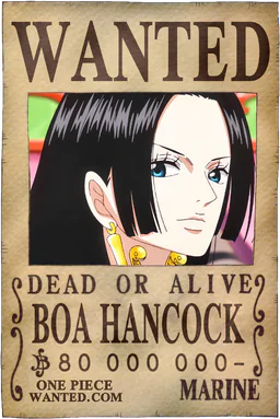 Affiche WANTED de Boa Hancock - 80000000 Berries