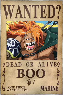 Affiche WANTED de Boo - existence non officiellement confirmée