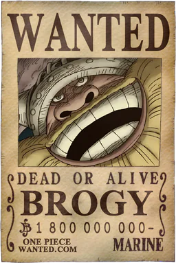Affiche WANTED de Brogy - 1800000000 Berries