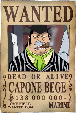 Affiche WANTED de Capone Bege - 138000000 Berries