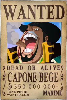 Affiche WANTED de Capone Bege - 350000000 Berries