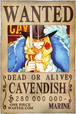 Affiche WANTED de Cavendish - 280000000 Berries