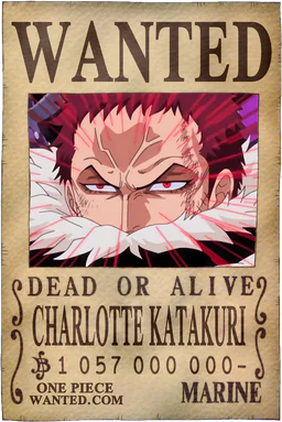 WANTED poster of Charlotte Katakuri - 1057000000 Berries