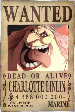 WANTED poster of Charlotte Linlin - 4388000000 Berries