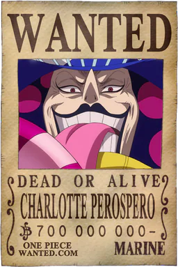 WANTED poster of Charlotte Perospero - 700000000 Berries
