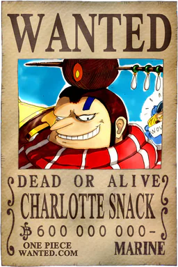 Poster WANTED of Charlotte Snack - 600,000,000 Berries