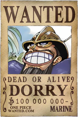 Affiche WANTED de Dorry - 100000000 Berries