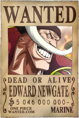 WANTED poster of Edward Newgate - 5046000000 Berries