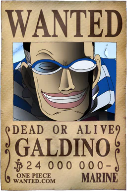 Affiche WANTED de Galdino - 24000000 Berries