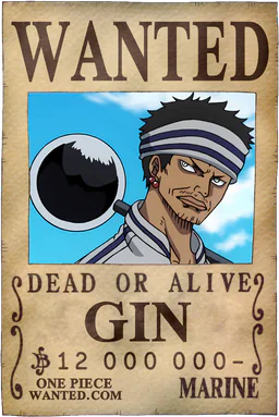 WANTED poster of Gin - 12000000 Berries