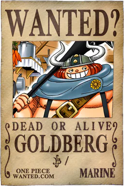 Affiche WANTED de Goldberg - existence non officiellement confirmée