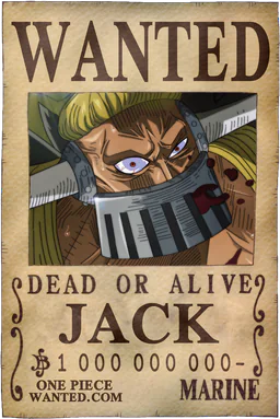 WANTED poster of Jack - 1000000000 Berries