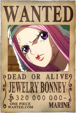 Affiche WANTED de Jewelry Bonney - 320000000 Berries