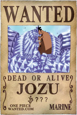 Affiche WANTED de Jozu - montant inconnu de Berries