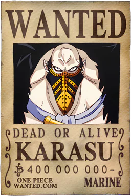 Affiche WANTED de Karasu - 400000000 Berries