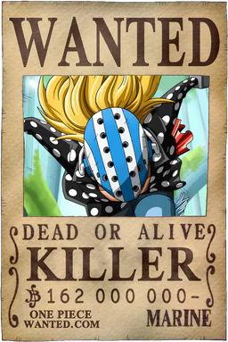 Affiche WANTED de Killer - 162000000 Berries