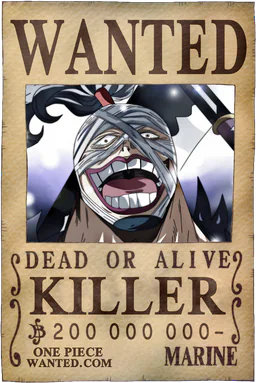 Affiche WANTED de Killer - 200000000 Berries
