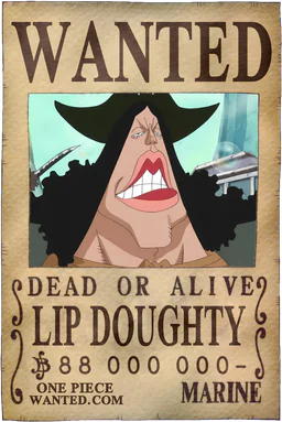 Affiche WANTED de Lip Doughty - 88000000 Berries