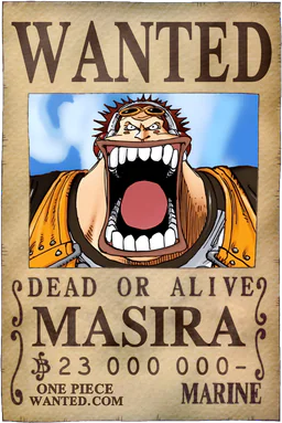 Affiche WANTED de Masira - 23000000 Berries