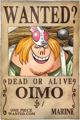 WANTED poster of Oimo - unconfirmed existence
