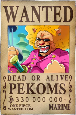 Affiche WANTED de Pekoms - 330000000 Berries