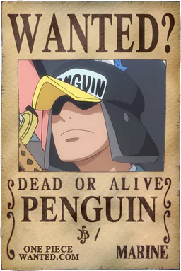 WANTED poster of Penguin - unconfirmed existence
