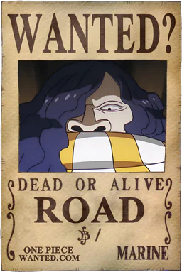 Affiche WANTED de Road - existence non officiellement confirmée