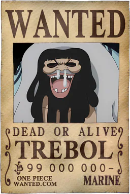 Affiche WANTED de Trebol - 99000000 Berries