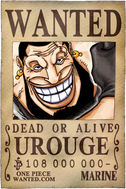Affiche WANTED de Urouge - 108000000 Berries