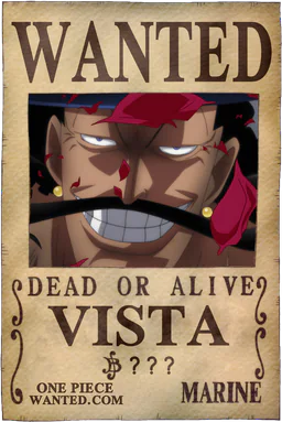 Affiche WANTED de Vista - montant inconnu de Berries