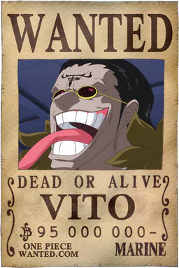 Affiche WANTED de Vito - 95000000 Berries