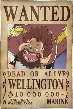 WANTED poster of Wellington - 10000000 Berries
