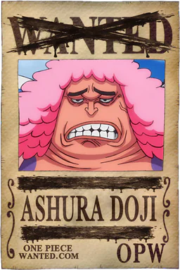 Affiche WANTED neutralisée de Ashura Doji