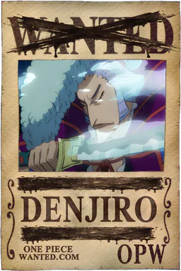 Affiche WANTED neutralisée de Denjiro