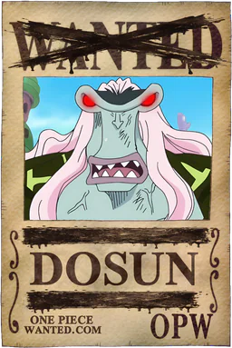 Affiche WANTED neutralisée de Dosun
